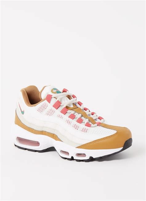 Nike Air Max 95 sneaker met leren details • Wit 